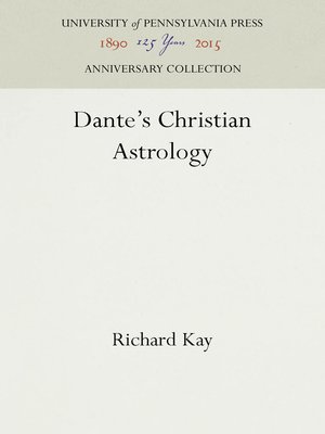 cover image of Dante's Christian Astrology
